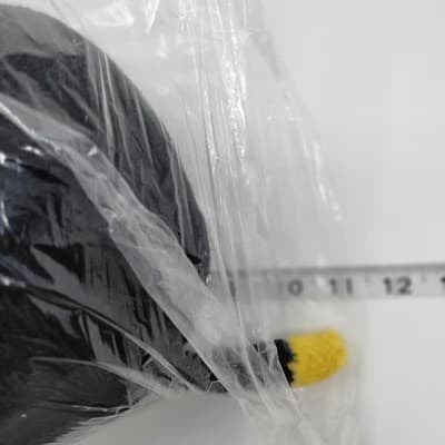 ANGRY BIRDS Black Bomb Plush 8in 2010 Rovio Stuffed Toy Game Character - Thumbnail 16