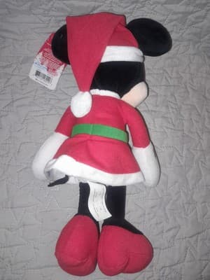 Disney Minnie Mouse 14” Red Snowflake Dress Plush Holiday Just Play 2020 NWT - Thumbnail 4