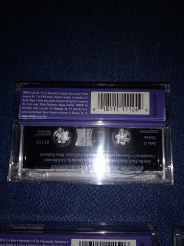 5x Romantic Evening Music Cassettes Beethoven Schubert Mozart Tchaikovsky - Thumbnail 5