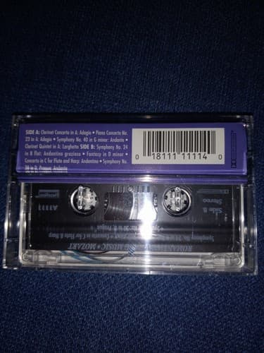 5x Romantic Evening Music Cassettes Beethoven Schubert Mozart Tchaikovsky - Thumbnail 6