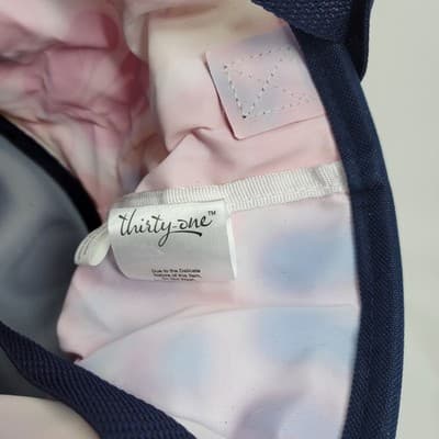 THIRTY-ONE Summer Fun Caddy Tote Flip Flop Print Beach Pool Organizer Bag - Thumbnail 5