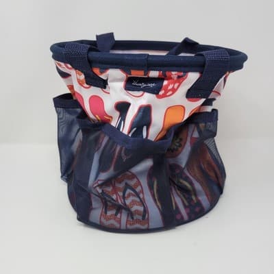 THIRTY-ONE Summer Fun Caddy Tote Flip Flop Print Beach Pool Organizer Bag - Thumbnail 2