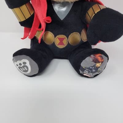 BUILD A BEAR Black Widow Plush 9in Marvel Avengers Stuffed Costume Build-A-Bear - Thumbnail 3