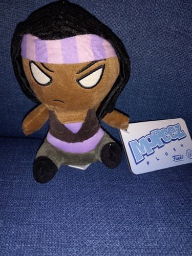 The Walking Dead Mopeez Michonne Funko Heroes 4.5" Plush Figure AMC TV TWD Rare - Image 1