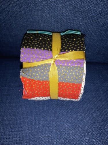 JellyRoll Polka Dots 2.5" STRIPS QUILTING FABRIC Pink Blue Red Green Purple Tan - Thumbnail 6