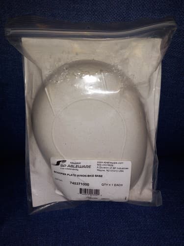 Scooper Dish with Non-Skid Base by Maddak Sandstone Ableware 745371000 Skidtrol - Thumbnail 3