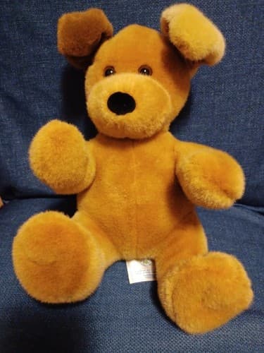 Build A Bear Retired Brown Sugar Tan Puppy Dog Plush Stuffed Animal BABW 10" - Thumbnail 2