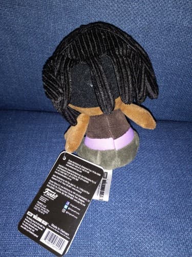 The Walking Dead Mopeez Michonne Funko Heroes 4.5" Plush Figure AMC TV TWD Rare - Thumbnail 2