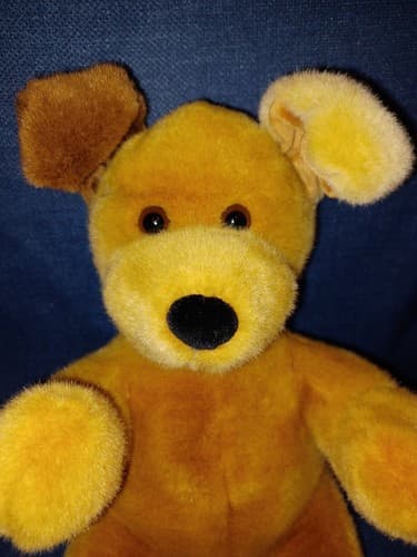 Build A Bear Retired Brown Sugar Tan Puppy Dog Plush Stuffed Animal BABW 10" - Thumbnail 3