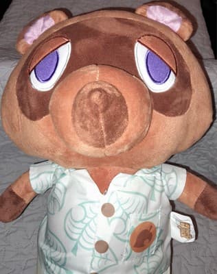 GENUINE Animal Crossing New Horizons Tom Nook Plush 16" Tanuki Raccoon - Image 1