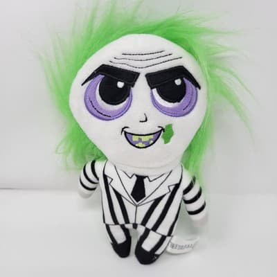 KIDROBOT Beetlejuice Phunny Plush 8in Striped Suit Tim Burton Keaton - Image 1