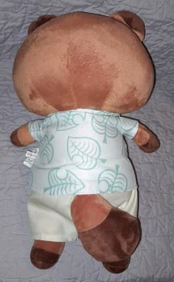 GENUINE Animal Crossing New Horizons Tom Nook Plush 16" Tanuki Raccoon - Thumbnail 7