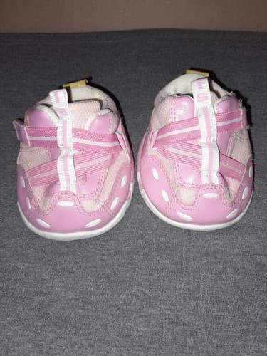 BABW Build A Bear BAB Pink Skechers Sneakers Shoes Elastic Slip On Athletic - Image 1