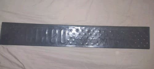 Cinco Vodka Rubber Drip Bar Mat Drink Rail 3.5" x 24" Home Mancave Five Star HTF - Thumbnail 4