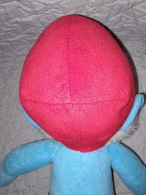 The Smurfs Papa Smurf 16.5" Plush No Tag White Beard Red Hat - Thumbnail 8