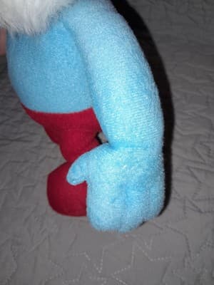 The Smurfs Papa Smurf 16.5" Plush No Tag White Beard Red Hat - Thumbnail 5