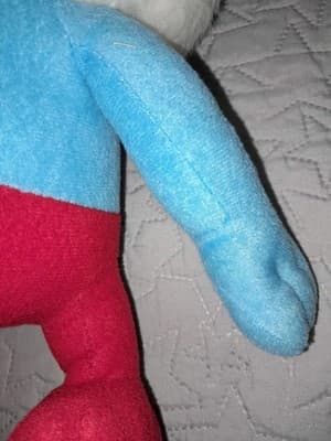 The Smurfs Papa Smurf 16.5" Plush No Tag White Beard Red Hat - Thumbnail 10