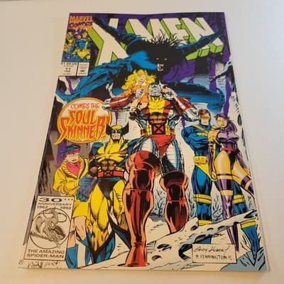 X-MEN No. 17 1992 Marvel Comic 1st App Soul Skinner Andy Kubert Newsstand ed. - Thumbnail 2