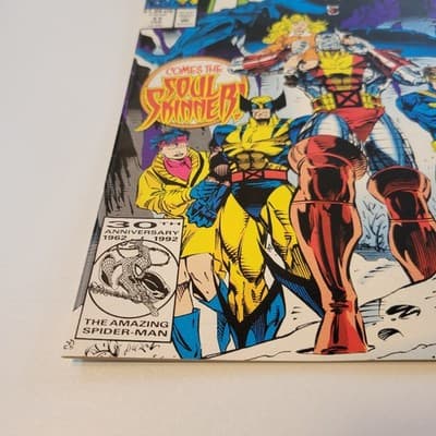 X-MEN No. 17 1992 Marvel Comic 1st App Soul Skinner Andy Kubert Newsstand ed. - Thumbnail 4