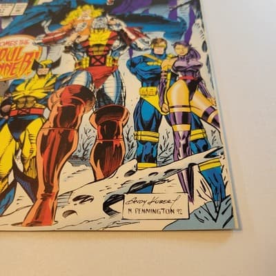 X-MEN No. 17 1992 Marvel Comic 1st App Soul Skinner Andy Kubert Newsstand ed. - Thumbnail 3