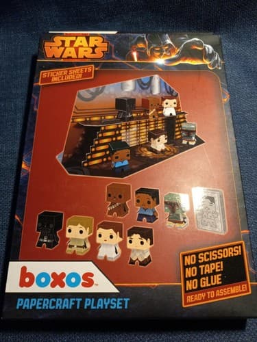 Funko Star Wars Boxos Papercraft Playset CLOUD CITY STICKER SHEET SEALED - #8 - Image 1