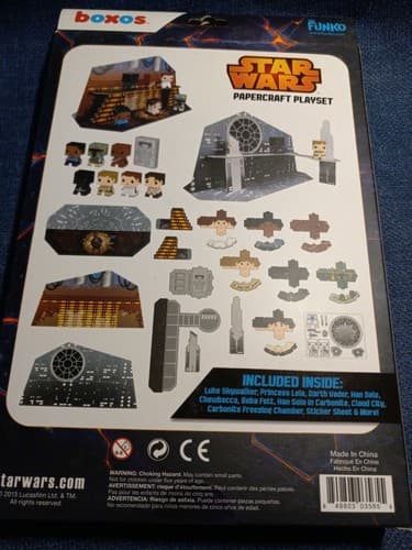 Funko Star Wars Boxos Papercraft Playset CLOUD CITY STICKER SHEET SEALED - #8 - Thumbnail 2