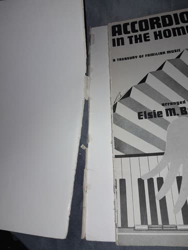 Vintage Accordion Music In The Home Sheet Music By Elsie M. Bennett Volume 1 '53 - Thumbnail 3