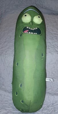 Rick & Morty Pickle Rick 21” Funky Plush Toy Adult Swim Collectible 3D Eyes - Thumbnail 2