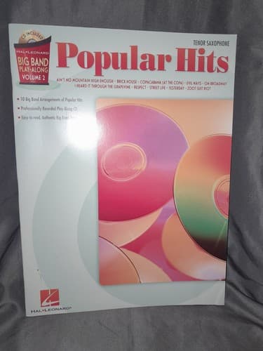 Popular Hits - Tenor Sax: Big Band Play-Along Volume 2 by Hal Leonard Publishing - Image 1