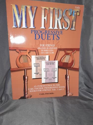 BF52 MY FIRST PROGRESSIVE DUETS - STRINGS, CELLO By Doris Gazda & Larry Clark - Image 1