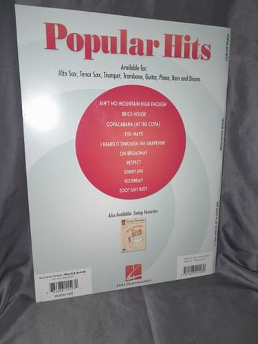 Popular Hits - Tenor Sax: Big Band Play-Along Volume 2 by Hal Leonard Publishing - Thumbnail 3