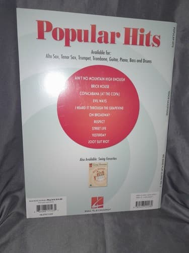 Popular Hits - Tenor Sax: Big Band Play-Along Volume 2 by Hal Leonard Publishing - Thumbnail 2