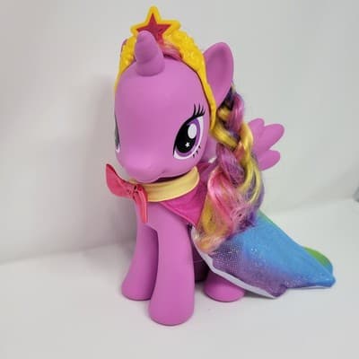 TWILIGHT SPARKLE My Little Pony Rainbow Power 8.5" Figure w Cape Unicorn Wings - Thumbnail 3