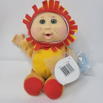 Cabbage Patch Doll Kids Cuties Born to Be Wild Lion Plush Doll 10" SEE PICS - Thumbnail 2