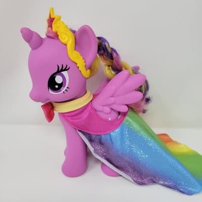 TWILIGHT SPARKLE My Little Pony Rainbow Power 8.5" Figure w Cape Unicorn Wings - Thumbnail 4