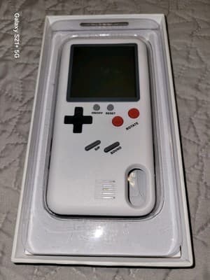 Retro Gaming Phone Case Games for iPhone X White Case Cajiso WORKS Gamer - Image 1