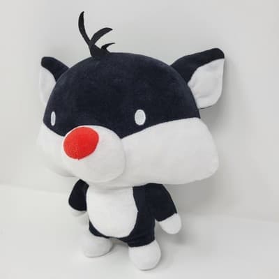 LOONEY TUNES Sylvester The Cat Plush Stuffed Animal Big Head 10in Black White - Thumbnail 3