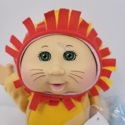 Cabbage Patch Doll Kids Cuties Born to Be Wild Lion Plush Doll 10" SEE PICS - Thumbnail 3