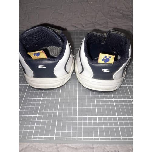 Build-A-Bear Skechers Shoes White Navy Zip Up Sneakers Plush Accessory - Thumbnail 6