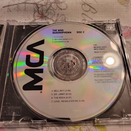 The Who My Generation: The Very Best of The Who (1996 MCA) CD Greatest Hits Rock - Thumbnail 5