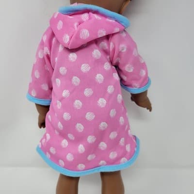 New Adventures 18” Doll Pink Robe Brown Hair Brown Eyes 2020 AA - Thumbnail 8