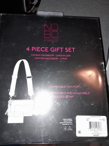 NO BOUNDARIES Black Crossbody 4-Piece Gift Set - Thumbnail 8