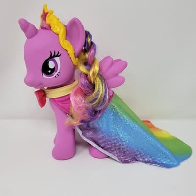TWILIGHT SPARKLE My Little Pony Rainbow Power 8.5" Figure w Cape Unicorn Wings - Thumbnail 2