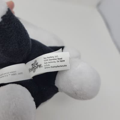 LOONEY TUNES Sylvester The Cat Plush Stuffed Animal Big Head 10in Black White - Thumbnail 6