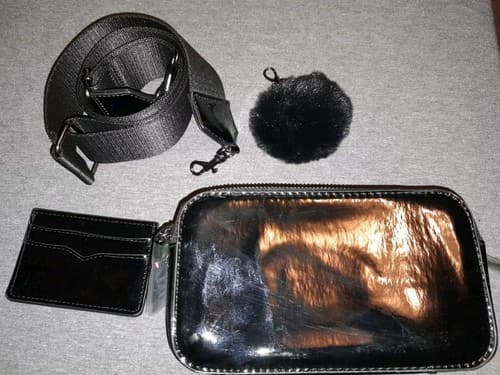 NO BOUNDARIES Black Crossbody 4-Piece Gift Set - Thumbnail 2