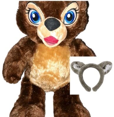 Build-A-Bear Sammy Squirrel Plush 16" And Great Wolf Lodge Ears Set Bundle Lot 2 - Image 1