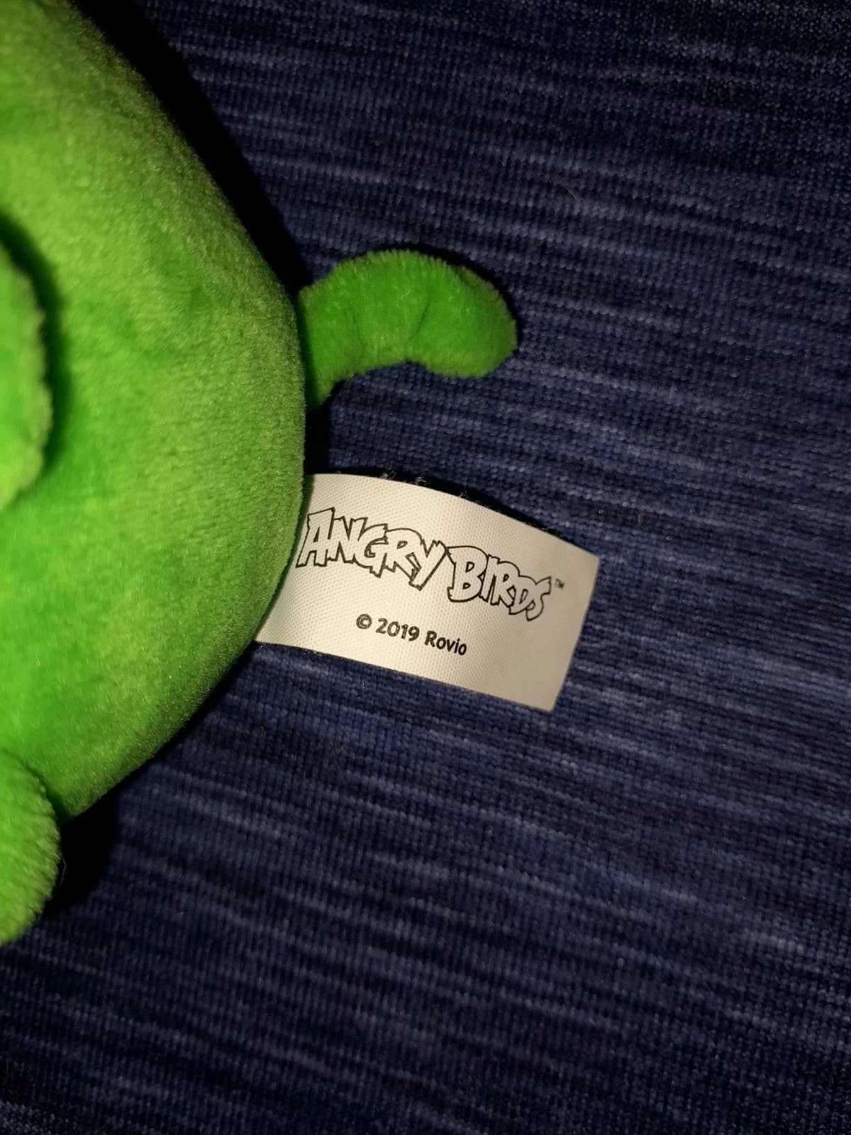 Angry Birds 5" Green Leonard The Pig Plush Rovio Jazwares RUSS Stuffed Toy- 2019 - Thumbnail 6