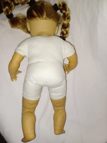 Jesmar Doll Long Blonde Hair Blue Eyes Fabric Body SOFT Hands Feet MADE IN SPAIN - Thumbnail 6