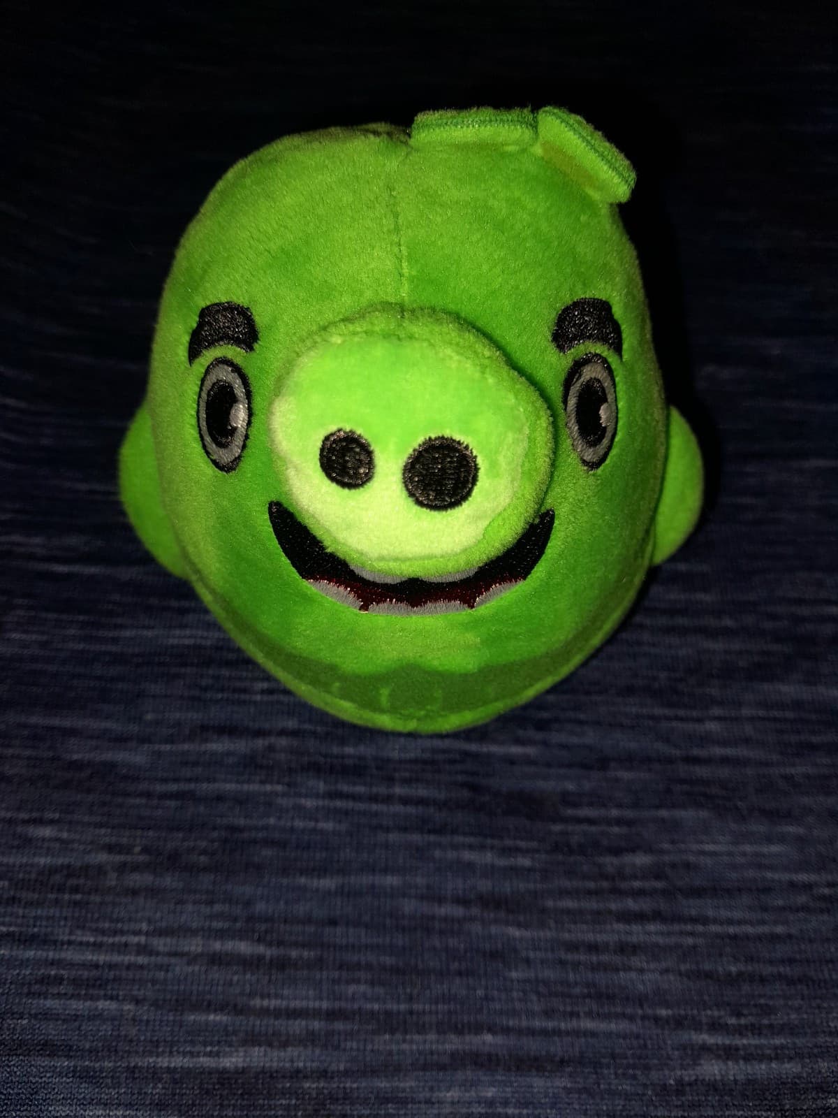 Angry Birds 5" Green Leonard The Pig Plush Rovio Jazwares RUSS Stuffed Toy- 2019 - Thumbnail 4