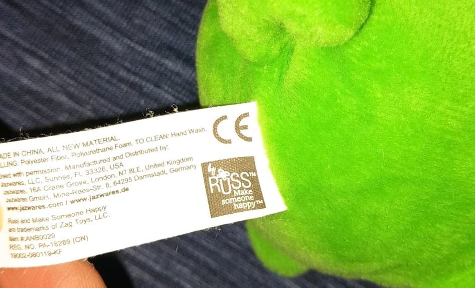 Angry Birds 5" Green Leonard The Pig Plush Rovio Jazwares RUSS Stuffed Toy- 2019 - Thumbnail 7